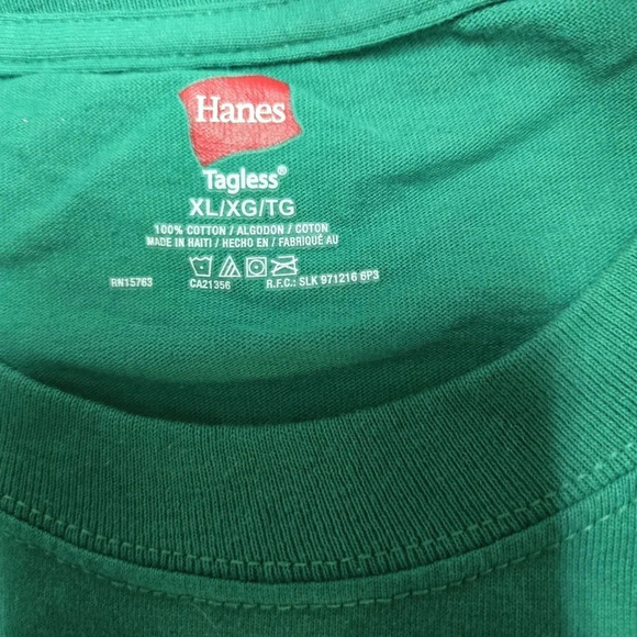 HANES | The Where To Eat Guide Hawaii Unisex Shirt in Green sz XL - Picture 5 of 7